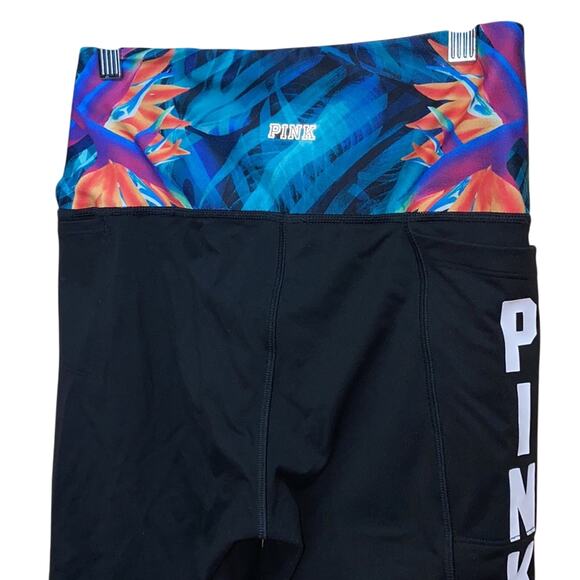 PINK VS Ultimate Tropical Sheer Leggings Small - Picture 8 of 11